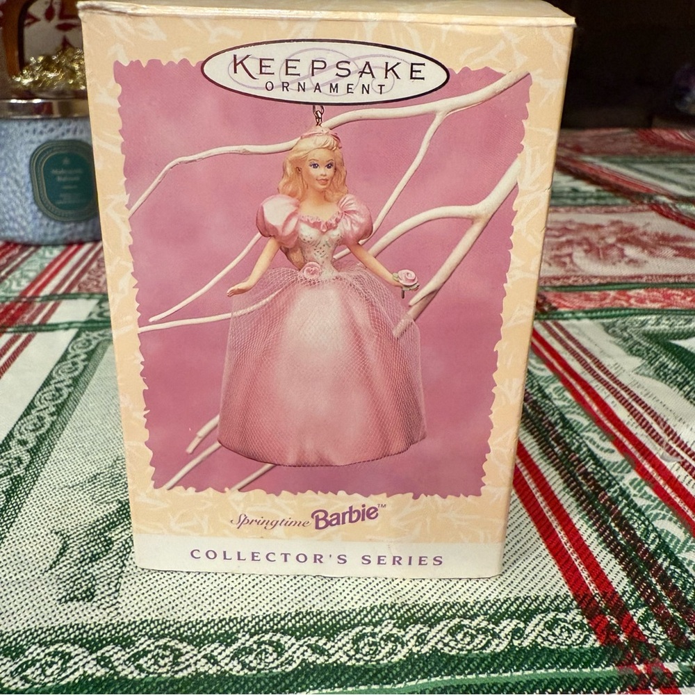 Barbie 1996 Easter Collection Ornament in Pink